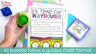 Telling Time To The Nearest Minute And Five Minutes Guided Math Preview [upl. by Joshua]