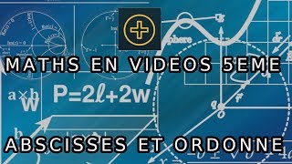 Maths en vidéo 5ème Les abscisse et ordonné [upl. by Eshman]