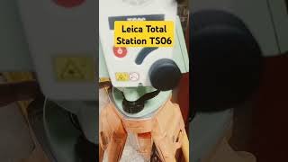 Leica Total Station Model TS06 Battery Change surveyor surveywork technology foryou [upl. by Alyled842]