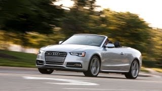 2013 Audi A5 Quattro Cabriolet First Drive amp Review [upl. by Dinse]