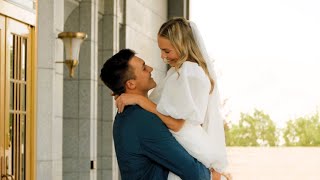 UTAH WEDDING  Logan  Halle [upl. by Yenahteb]