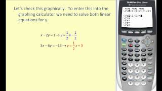 Solving Systems of Equations using Substitution [upl. by Ettenyl]