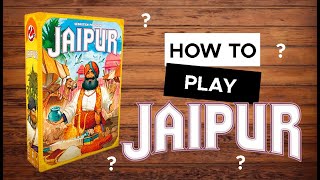 Jaipur  The Best 2 Player Card Game  3 Step Rules [upl. by Aerona]