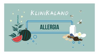 Klinikaland Allergia – Okok tünetek anafilaxia kezelési módok [upl. by Oiratno762]