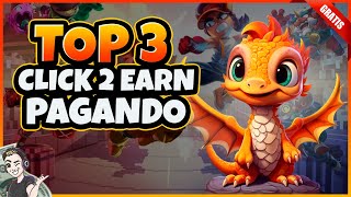 TOP 3 JOGOS NFT CLICK TO EARN PAGANDO MUITO EM 2024  VEJA COMO GANHAR DINHEIRO  PLAY TO EARN [upl. by Bej]