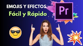 ¡Aprende cómo agregar emojis a tus videos en Premiere Pro y aumenta su atractivo [upl. by Lazaro]