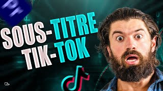 Comment Créer des soustitres FACILEMENT  Tik TokReel [upl. by Elleinad]