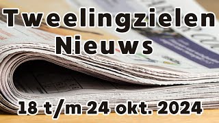 Tweelingzielen nieuws 18 tot en met 24 oktober 2024 tweelingzielen tweelingvlammen union [upl. by Arries]