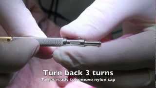 NEW Locator Core Tool  How to use it to change a male Locator nylon caps [upl. by Rosaline413]