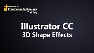 Illustrator CC  How to Create 3D Shape Effects [upl. by Eniamret319]