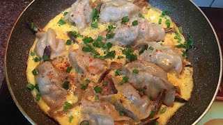 How to make Prawn with eggs dumpling [upl. by Eelyahs]