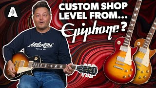 Gibson Custom Shop Specs in an Epiphone  New Epiphone 1959 Les Paul Standard [upl. by Arodal]