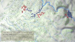 Chancellorsville Final Battle Map [upl. by Euqnomod81]