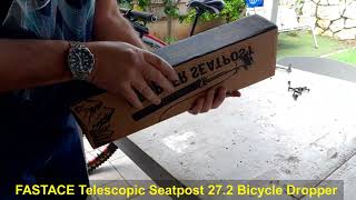 Unboxing and installing budget MTB seat dropper [upl. by Ailecec757]