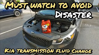 Kia Sedona  Sorento 33L 20152021 Transmission Fluid Change DIY [upl. by Jordain]