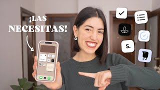 tienes que probar estas 7 APPS GRATUITAS de PRODUCTIVIDAD 🌿 minimalistas y funcionales📱 [upl. by Atiuqiram]