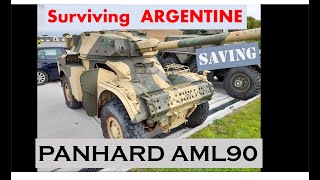 Argentinian Panhard Falklands war restoration [upl. by Ahsinid]