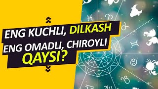 Burjlar eng kuchli eng dilkash eng omadli eng chiroyli eng ehtirosli burjlar haqida malumot [upl. by Cook]