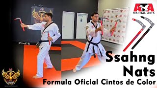 Ssahng Nats  Formula de Cintos de Color  Kamas  ATA Martial Arts  Taekwondo [upl. by Euginomod817]