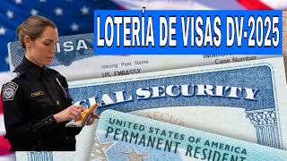 URGENTE Lotería de Visas DV2025 a punto de salir los resultados [upl. by Niwrehs763]