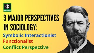 Three Major Perspectives in Sociology Symbolic Interactionist Functionalist and Conflict Perspective [upl. by Hudnut]