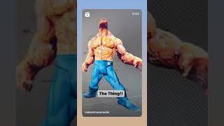 Marvels Fantastic 4 The Thing Action Figure Preview shorts marvel actionfigures toys [upl. by Nylcoj]