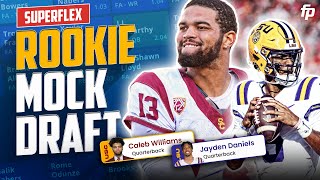 Dynasty Rookie Superflex Mock Draft  MUST Have Players for 2024 Fantasy Football [upl. by Ttelrahc15]