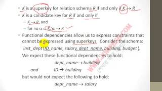 Bangla RDBMS Lesson 25  Relational Database Design Part 2 – Functional dependency [upl. by Anali]