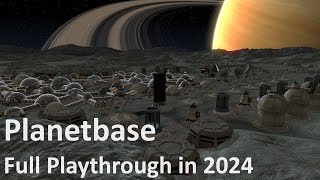 Planetbase  Class M Full Playthrough in 2024  Part 1  No Commentary Gameplay [upl. by Ramoj]