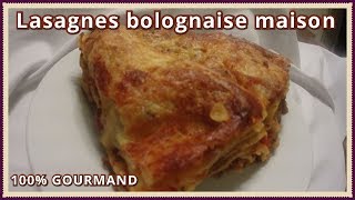 Lasagne bolognaise maison [upl. by Aoniak]