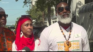 Parade in Columbia celebrates Juneteenth [upl. by Godfry75]