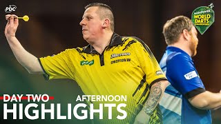 WINS ON DEBUT  Day Two Afternoon Highlights  202324 Paddy Power World Darts Championship [upl. by Narhem]