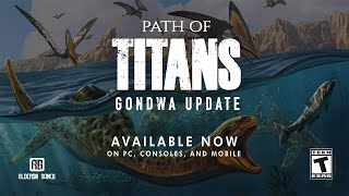 Path of Titans Gondwa Gameplay Trailer  Featuring Robert Irwin [upl. by Maleki716]