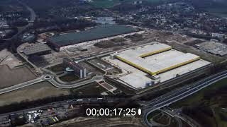 DHL Hub Gebäudekomplexes in Bochum im Bundesland NordrheinWestfalen Deutschland [upl. by Xavler]