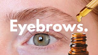 I tried CASTOR OIL on just 1 eyebrow for 60 days My growth results [upl. by Rasmussen]