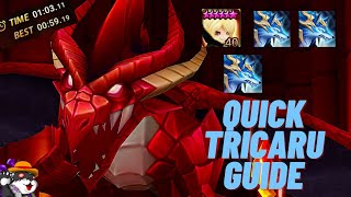 QUICK TRICARU team DB12 GUIDE and tips for FASTER TIMES  Summoners War [upl. by Trent]