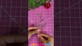 DIY Mini Charlie Brown Christmas Tree 🎄  Quick Craft [upl. by Bride]