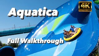 Aquatica  Orlando Florida  Complete Walkthrough 2024 [upl. by Sumner424]