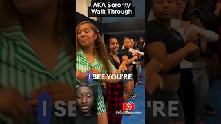 AKA Sorority Girls  WALK THROUGH students dance sororitydancecrew [upl. by Trenna530]