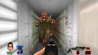 E1M2 Nuclear Plant  Brutal Doom Mod 2012 Walkthrough [upl. by Husha]