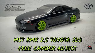 MST RMX 25 Toyota JZ3  Free camber adjust [upl. by Ardnaed]