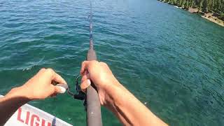 This Lake was FULL of RAINBOW TROUT Wallowa lake OR [upl. by Porter]