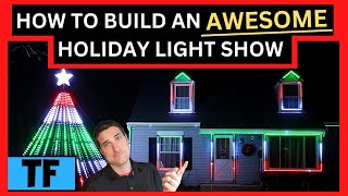 How To Setup A Holiday Synchronized Light Show For Beginners MegaTree House Install DIY [upl. by Radbun433]