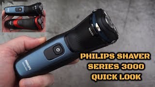 Philips Shaver Series 3000 WetDry Quick Look [upl. by Akimrehs]