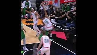 Keldon Johnson SLAMS HOME vs the Celtics🔨 🔥  shorts [upl. by Anidem]