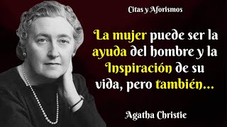 Citas Brillantes de Agatha Christie Sobre la Vida los Hombres y las Mujeres [upl. by Anirt]