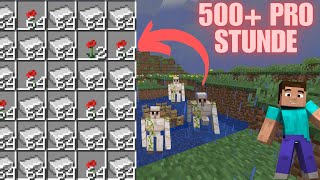 Eisen im Überfluss 🚀 Minecraft 120 Eisenfarm Tutorial für 500 Eisenh 💎🔥 [upl. by Deni310]