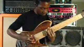 Tosin Abasi playing custom 8 string guitar [upl. by Ytsud]