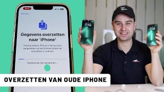 Alles van oude iPhone overzetten naar je nieuwe iPhone [upl. by Inaluahek]