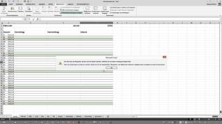 Jahreskalender in Excel Teil 4 [upl. by Kampmann]